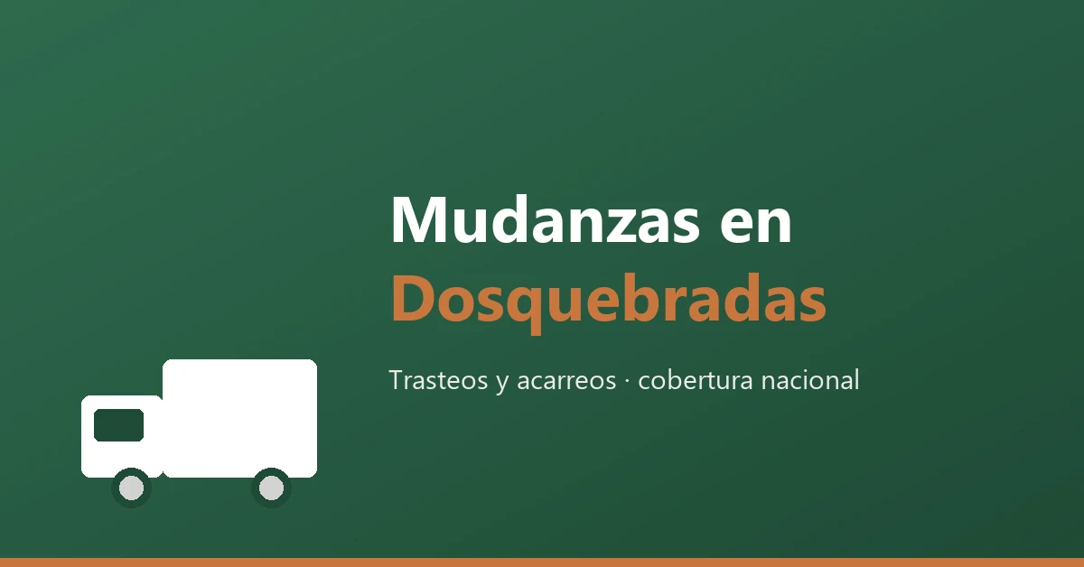 Mudanzas y acarreos en Dosquebradas, Risaralda